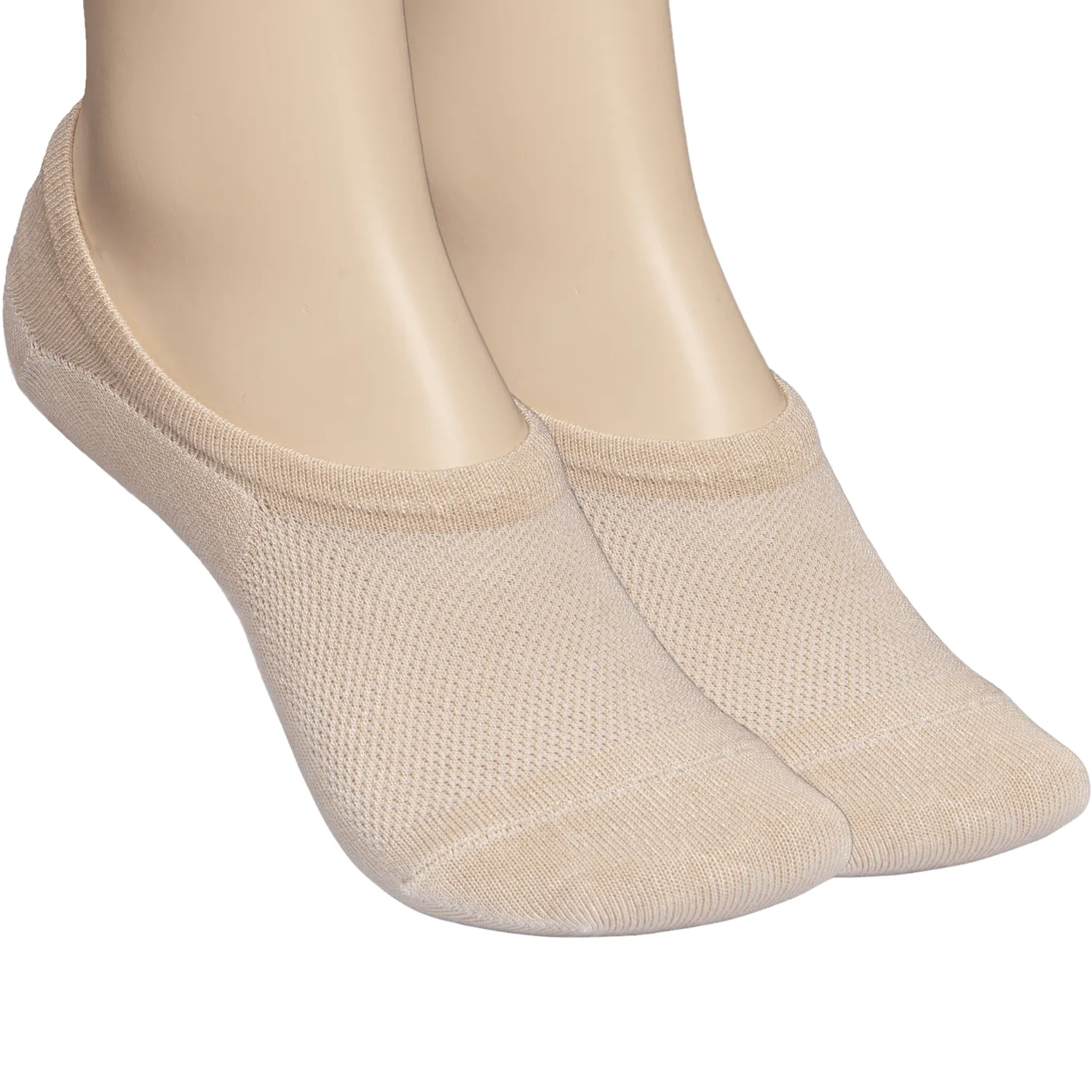 2 Pairs Women's No Show Bamboo Socks