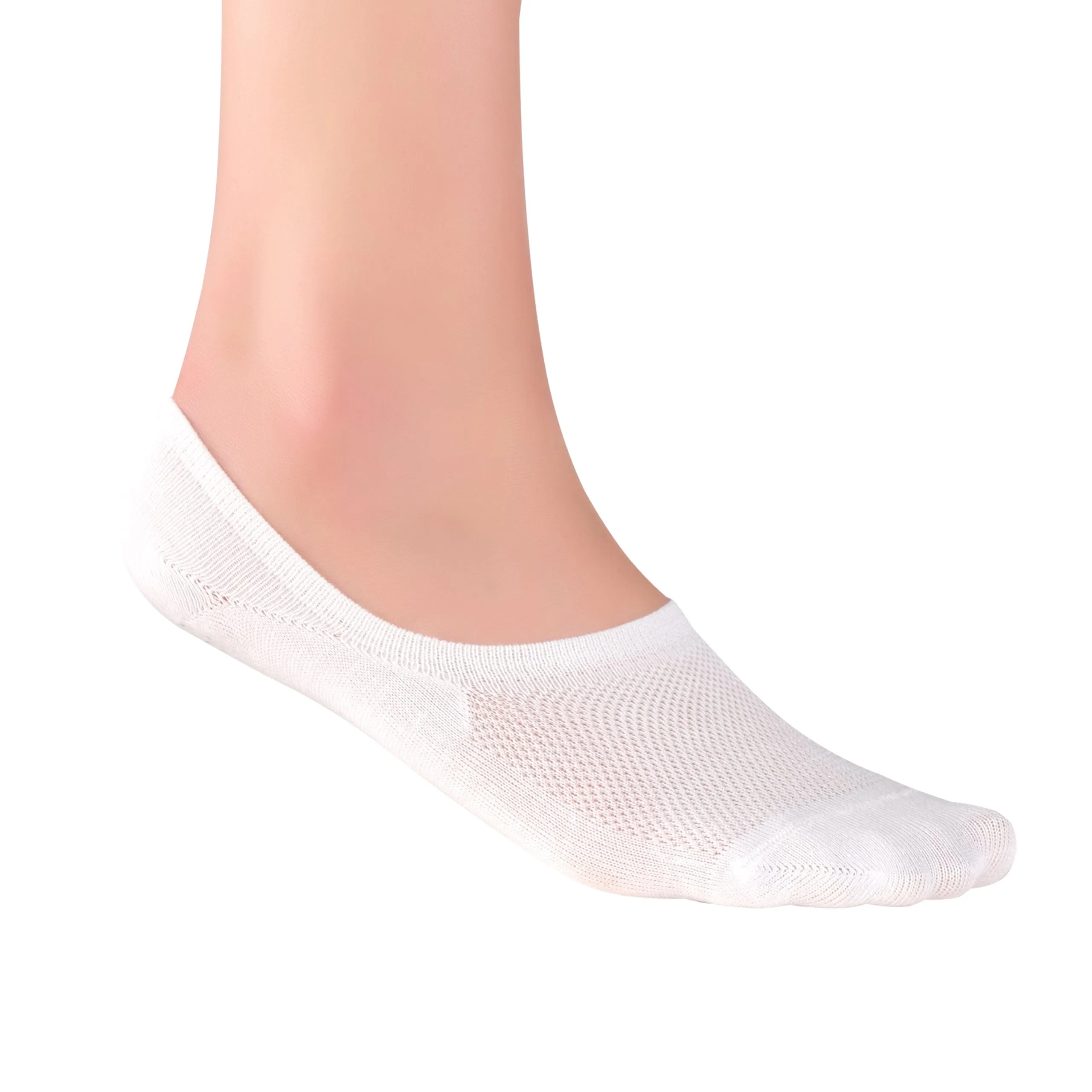 2 Pairs Women's No Show Bamboo Socks