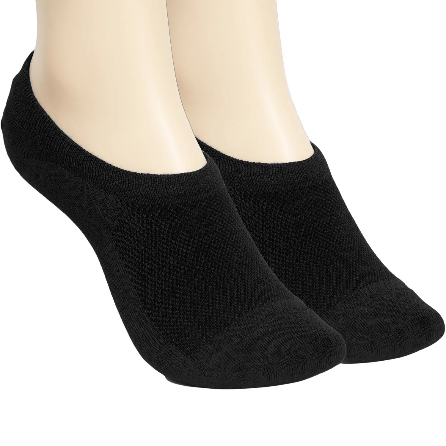 2 Pairs Women's No Show Bamboo Socks