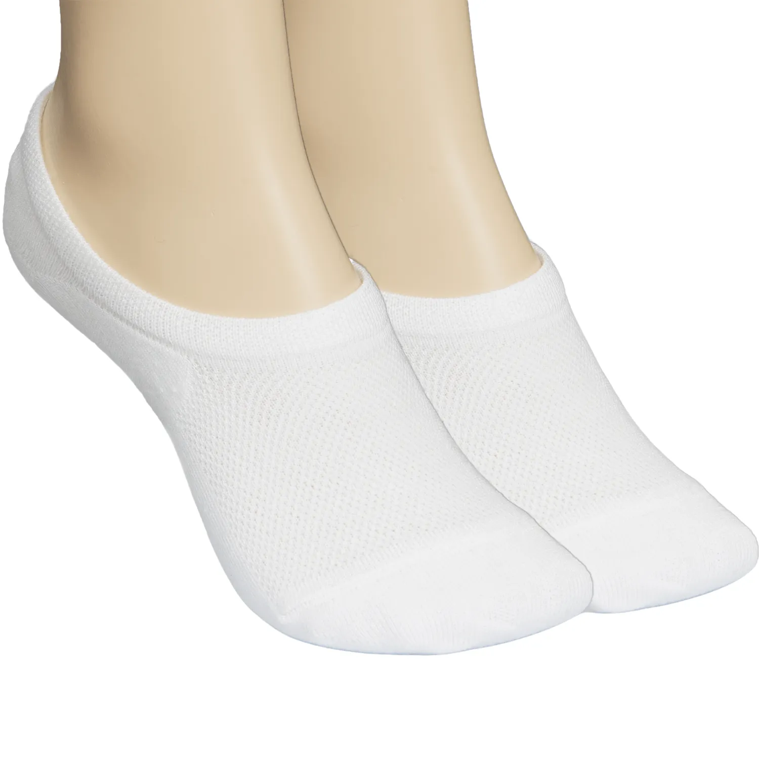 2 Pairs Women's No Show Bamboo Socks