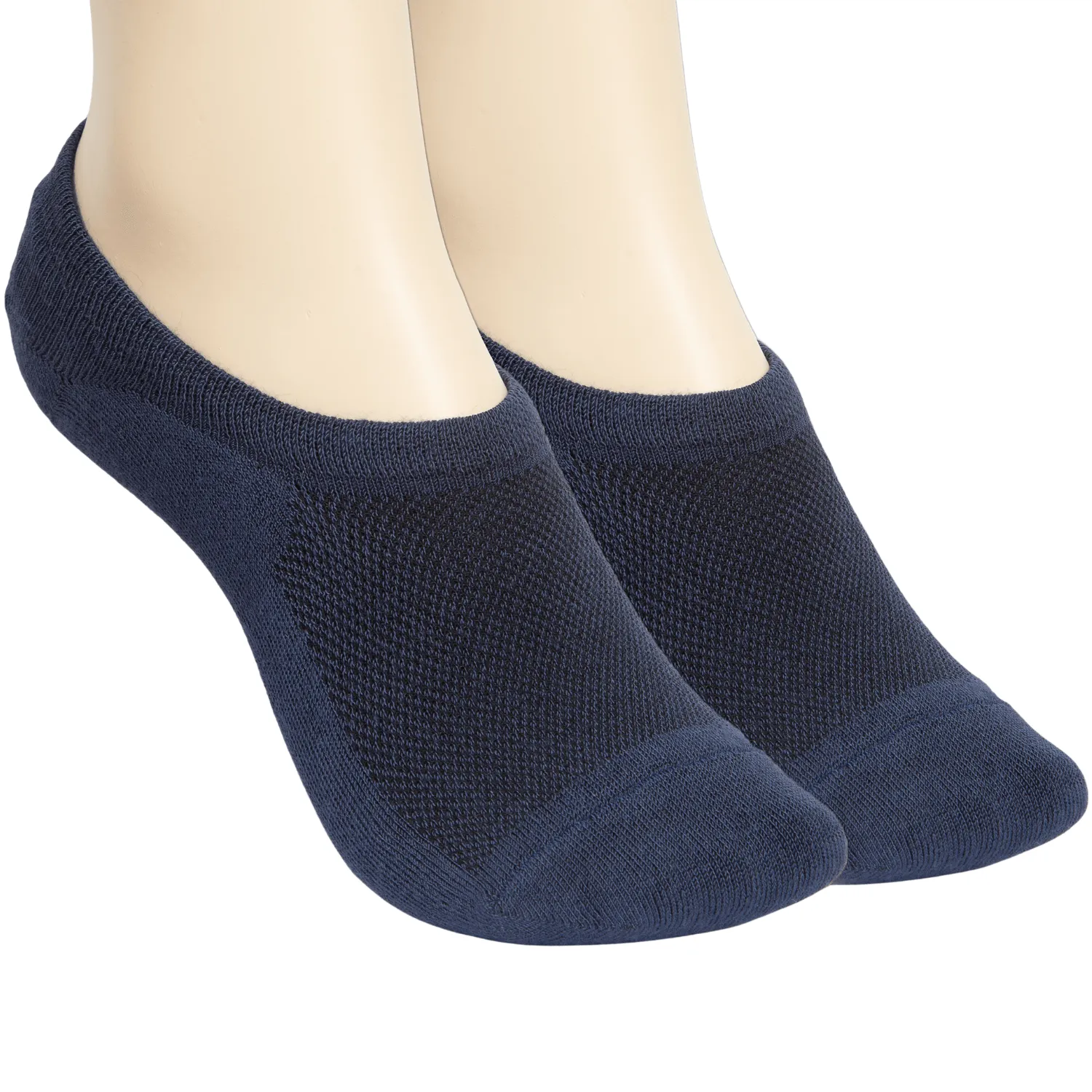 2 Pairs Women's No Show Bamboo Socks