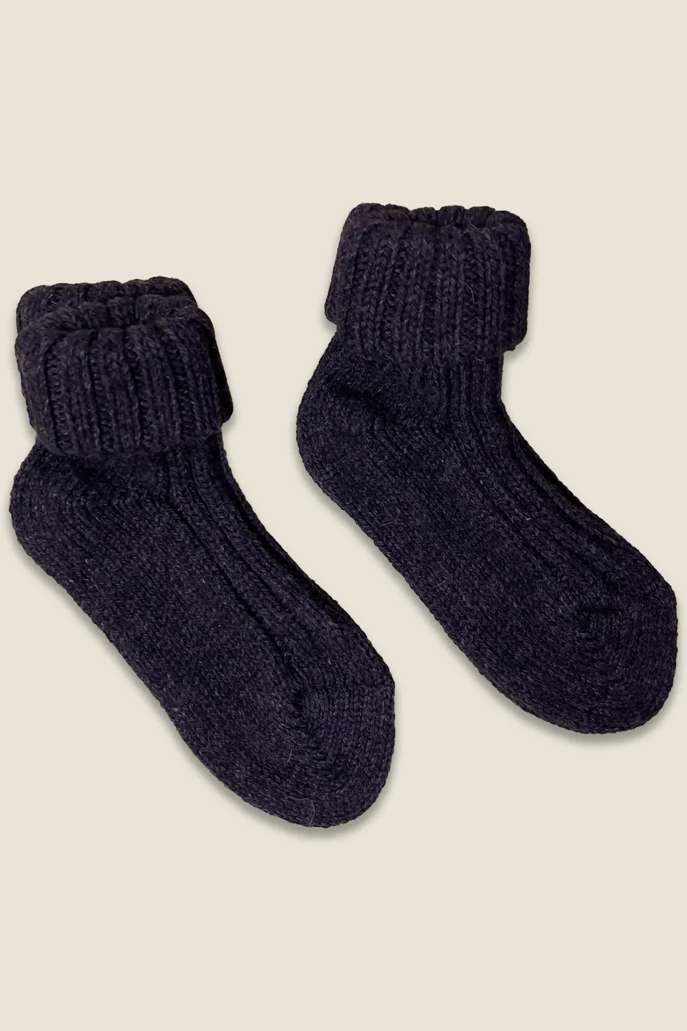 Alpaca Socks - anthracite - 2 pairs