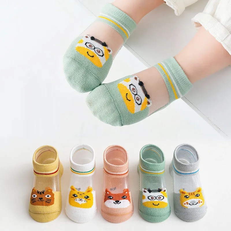 Baby Short Socks Thin Mesh Silk Room Socks