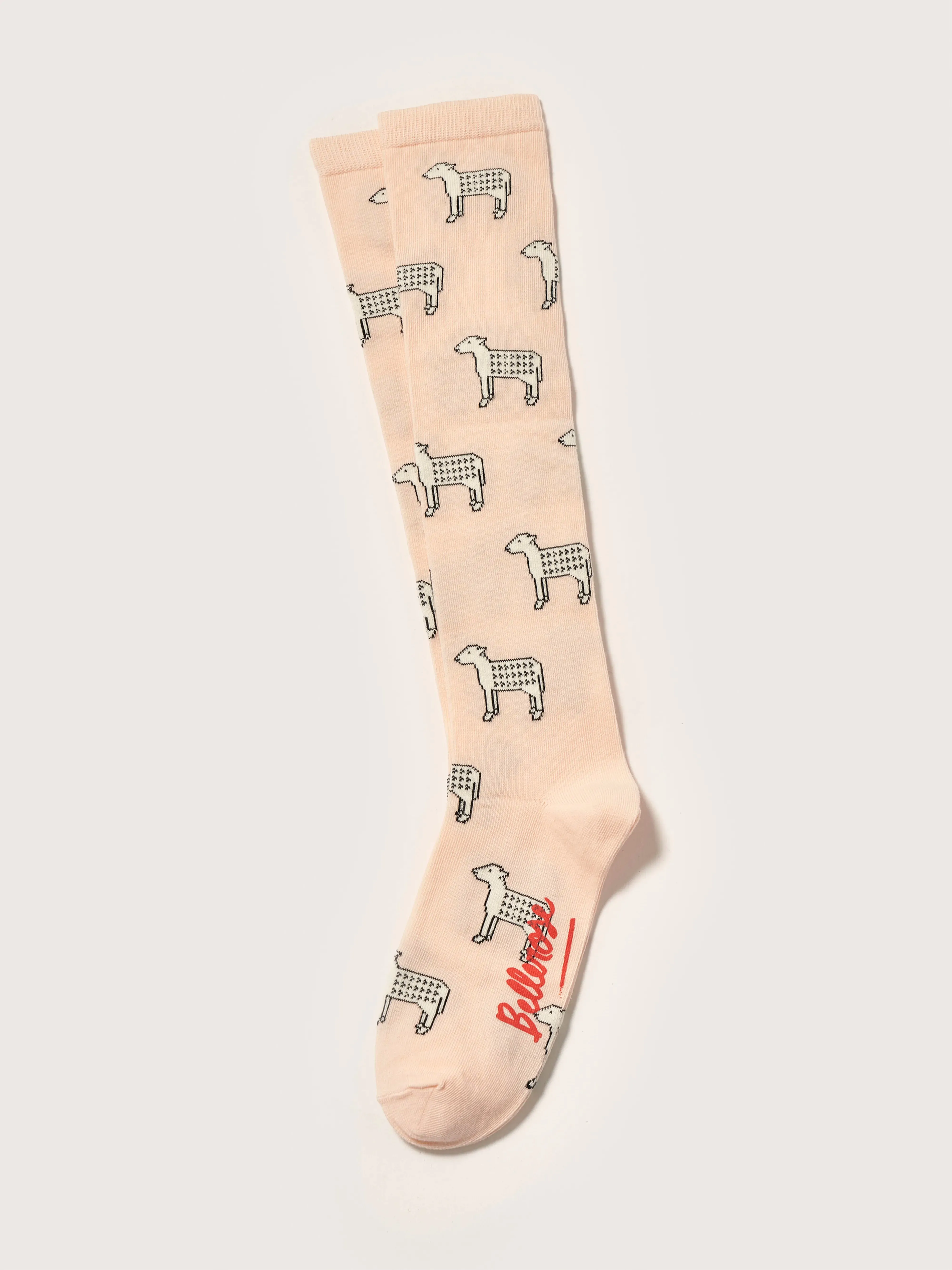 Bagri knee-high socks (242 / G / ICE PEACH)