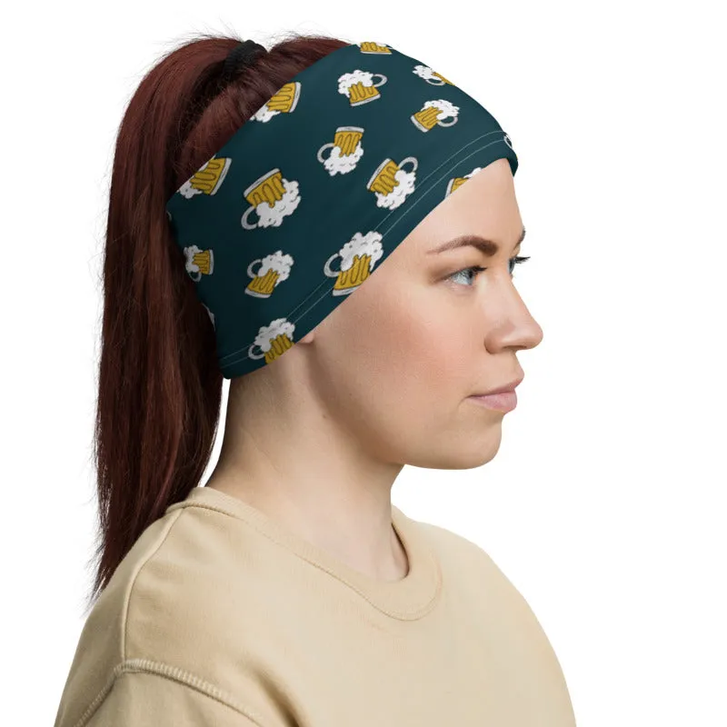 Beer Seamless Pattern Unisex Face Bandana