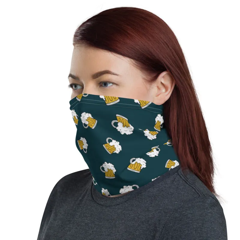 Beer Seamless Pattern Unisex Face Bandana