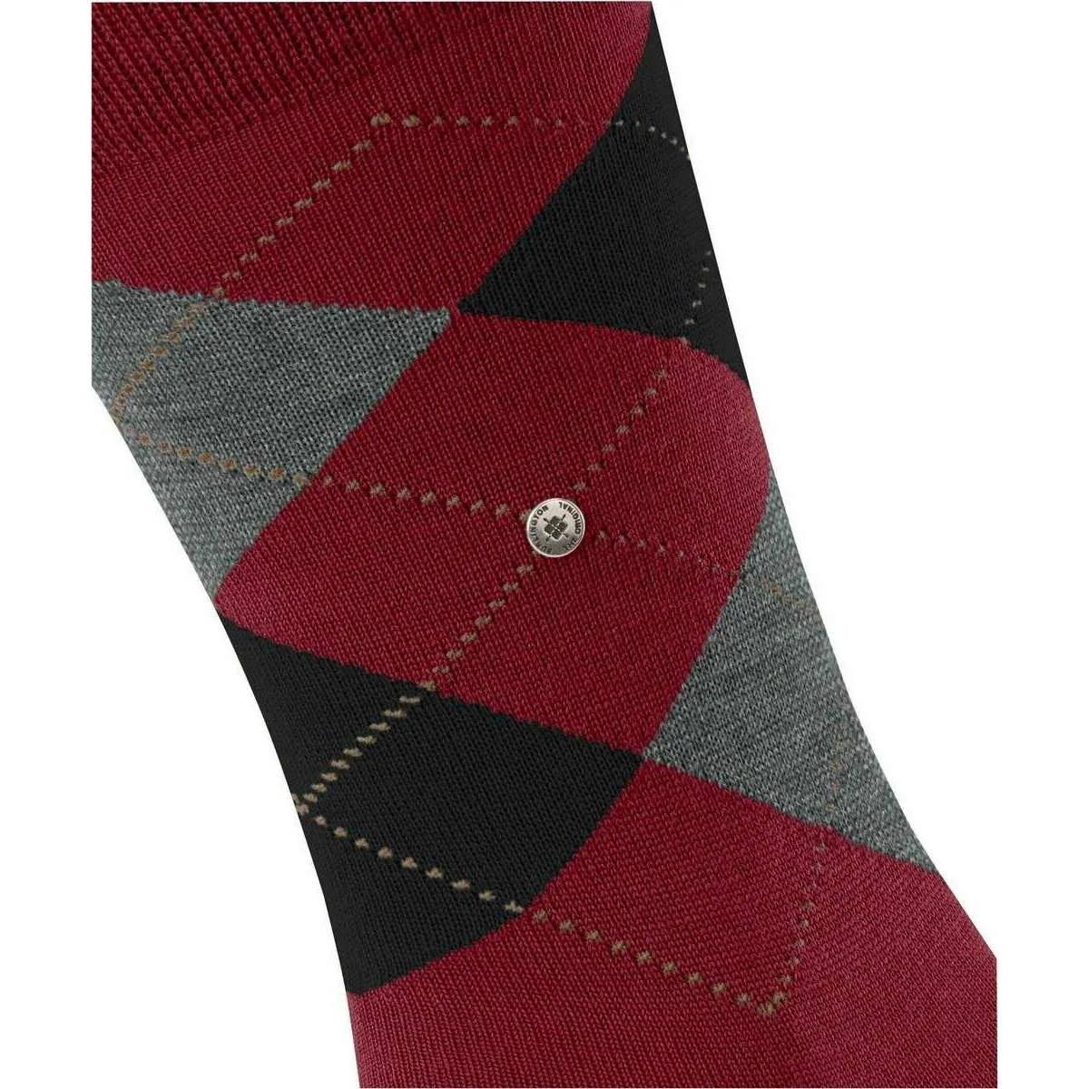 Burlington Edinburgh Socks - Cranberry Red