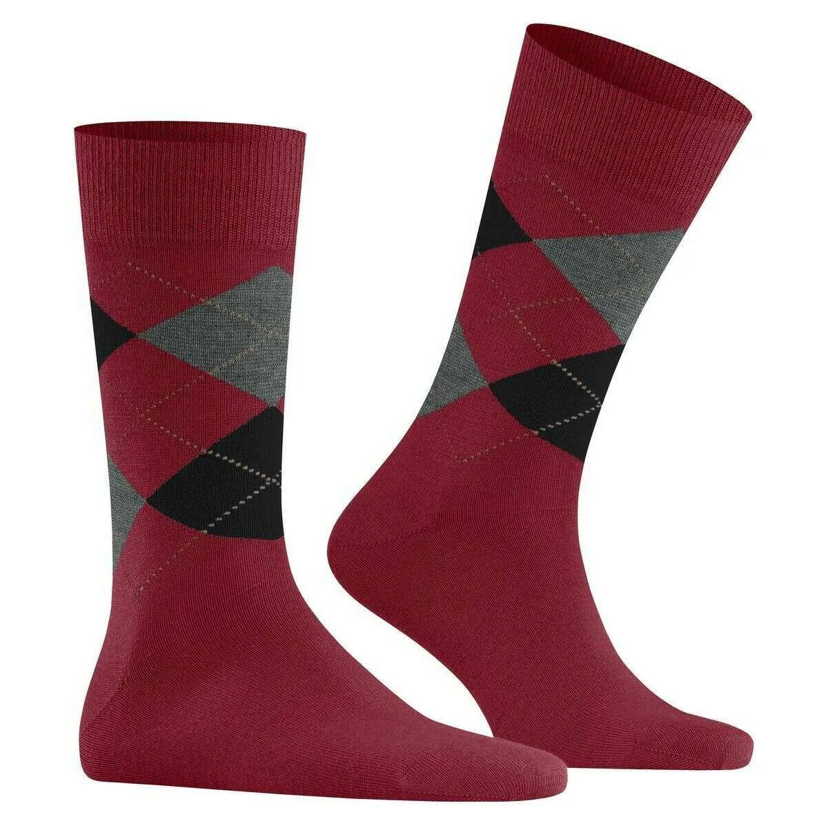 Burlington Edinburgh Socks - Cranberry Red