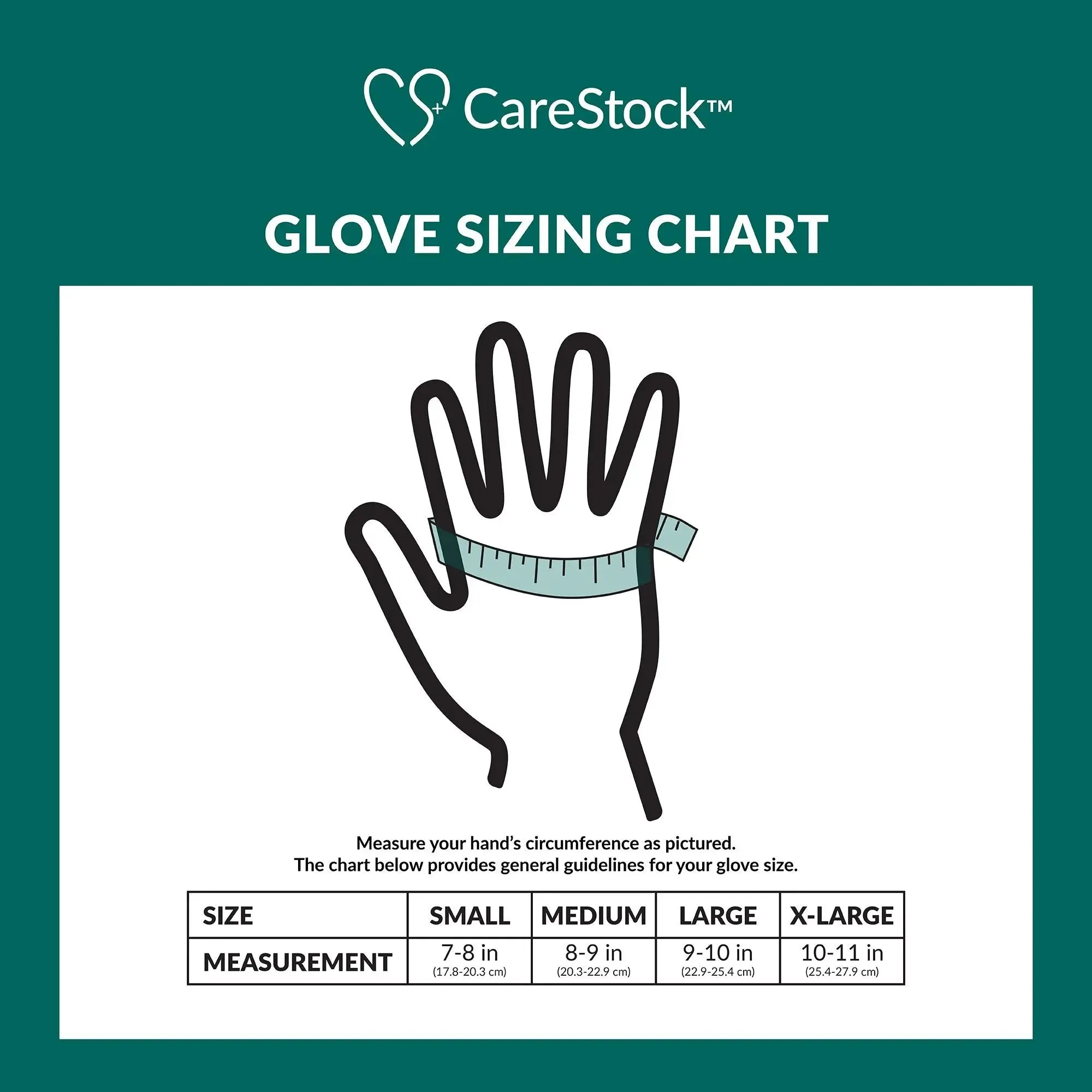 CareStock™ Nitrile Exam Glove, Medium, Blue