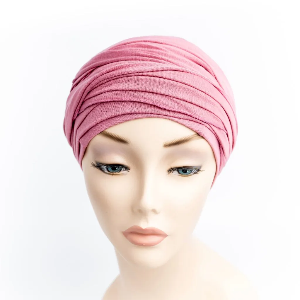 Chemo Head Wrap Rose Pink