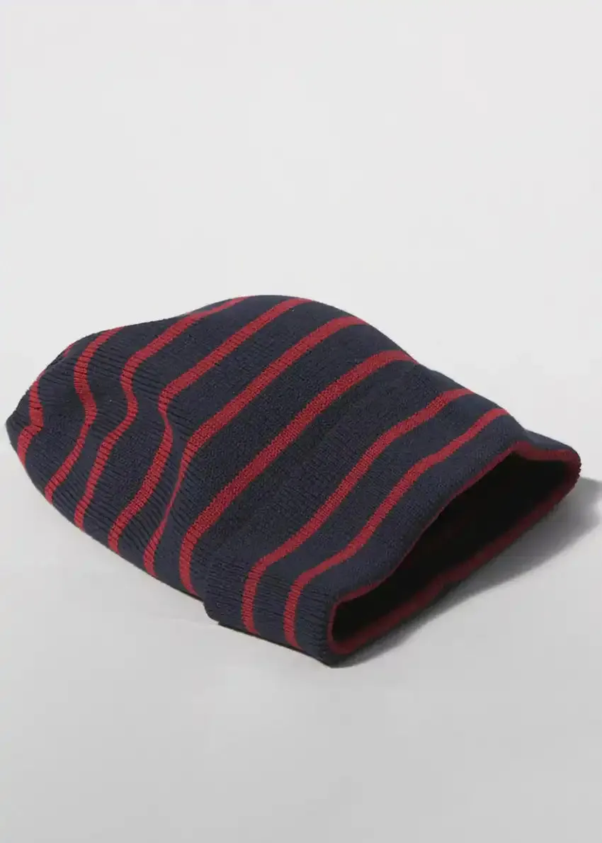 Cotton Beanie Striped