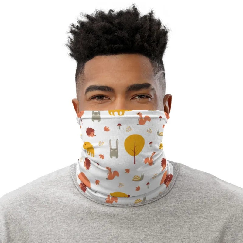 Cute Animal Doodle Face Unisex Bandana