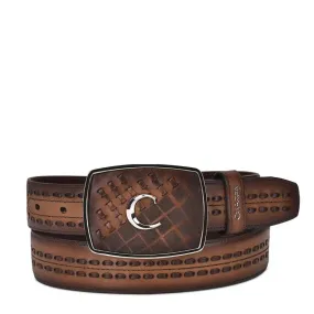 CV488RS - Cuadra maple fashion casual cowboy leather belt for men