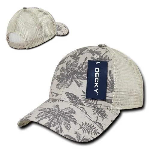 Decky 1143 Tropical Trucker Cap with Mesh Back