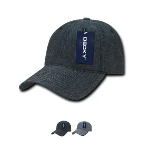 Decky 117 - 6 Panel Low Profile Relaxed Denim Dad Hat - CASE Pricing