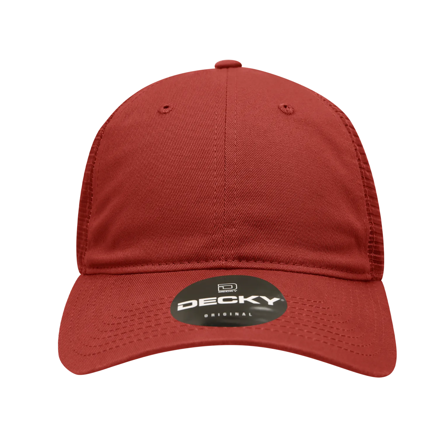 Decky 120 - 6-Panel Low Profile, Relaxed Cotton Trucker Cap - CASE Pricing