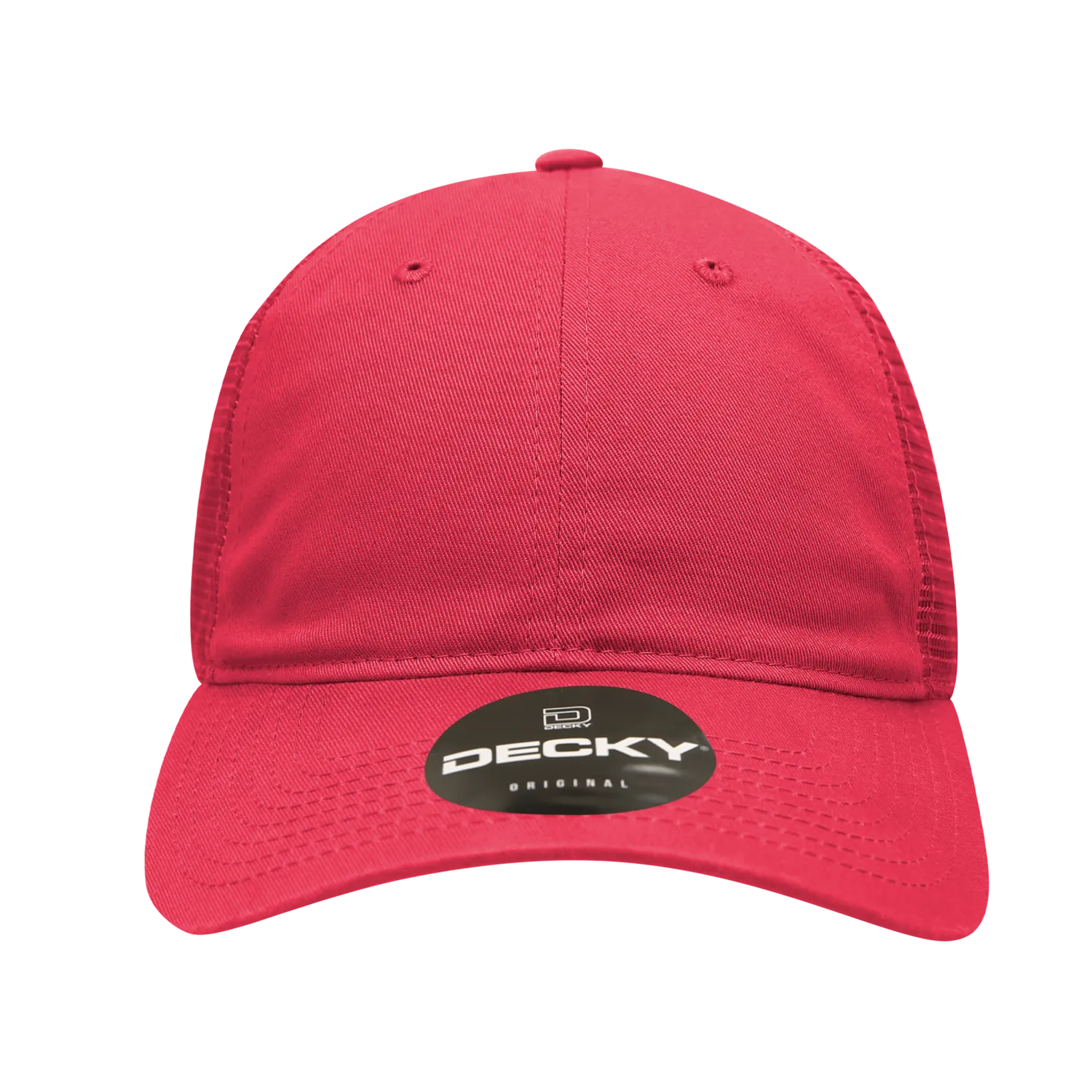 Decky 120 - 6-Panel Low Profile, Relaxed Cotton Trucker Cap - CASE Pricing