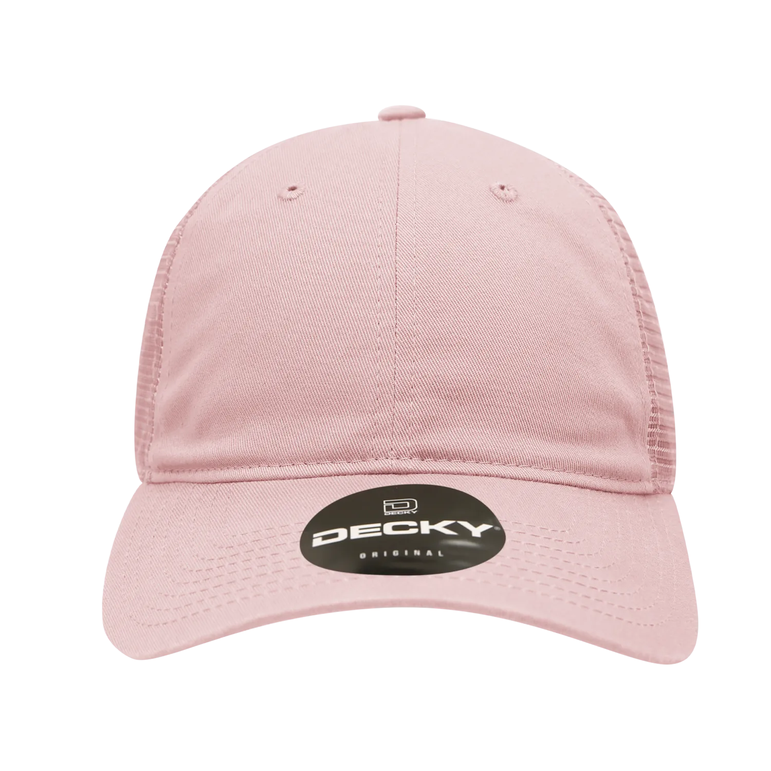 Decky 120 - 6-Panel Low Profile, Relaxed Cotton Trucker Cap - CASE Pricing