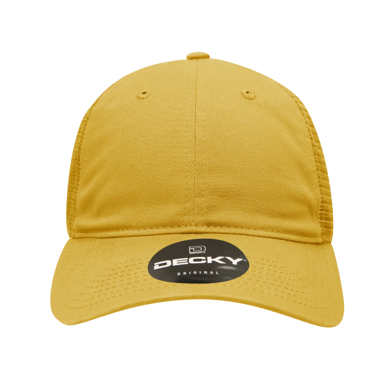 Decky 120 - 6-Panel Low Profile, Relaxed Cotton Trucker Cap - CASE Pricing