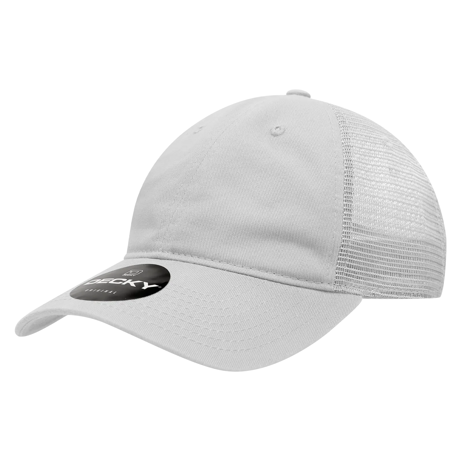 Decky 120 - 6-Panel Low Profile, Relaxed Cotton Trucker Cap - CASE Pricing