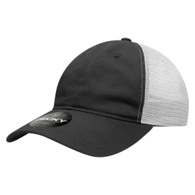 Decky 120 - 6-Panel Low Profile, Relaxed Cotton Trucker Cap - CASE Pricing