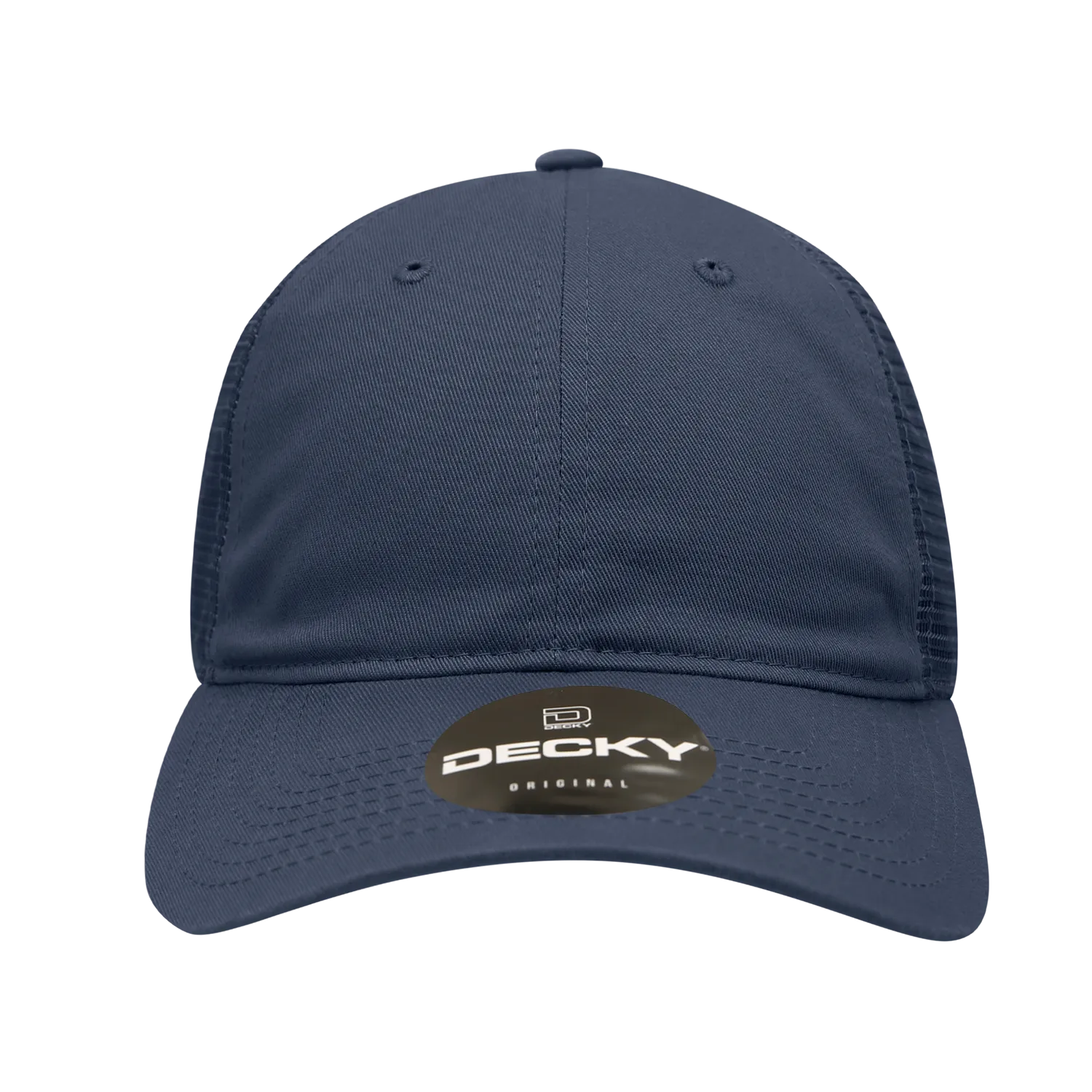 Decky 120 - 6-Panel Low Profile, Relaxed Cotton Trucker Cap - CASE Pricing