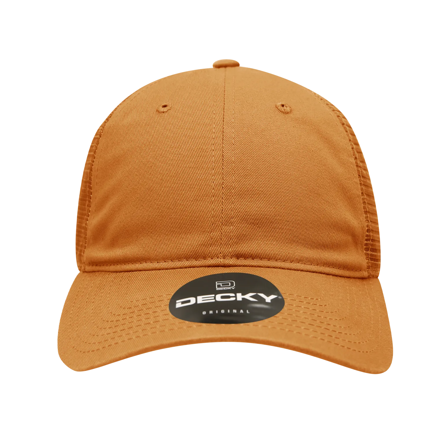 Decky 120 - 6-Panel Low Profile, Relaxed Cotton Trucker Cap - CASE Pricing