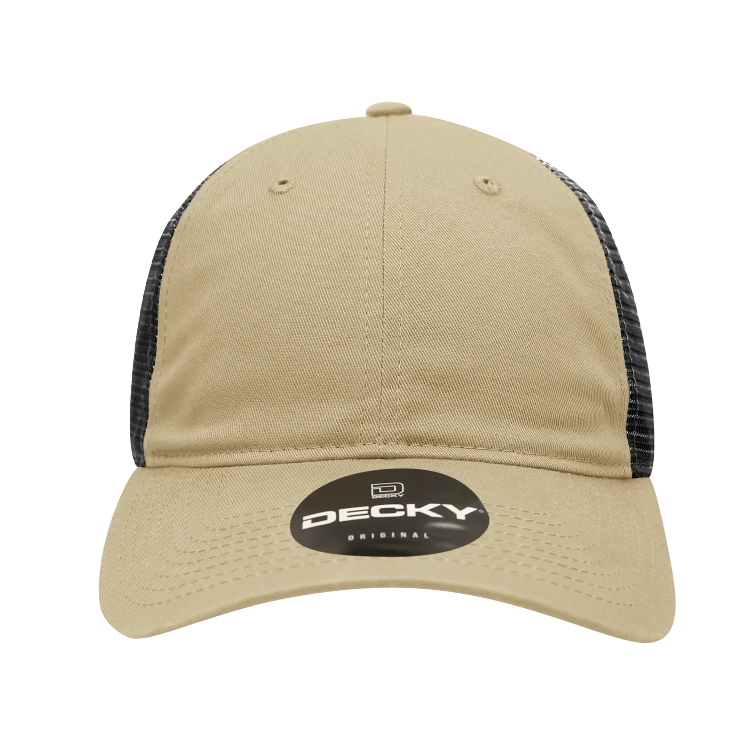 Decky 120 - 6-Panel Low Profile, Relaxed Cotton Trucker Cap - CASE Pricing