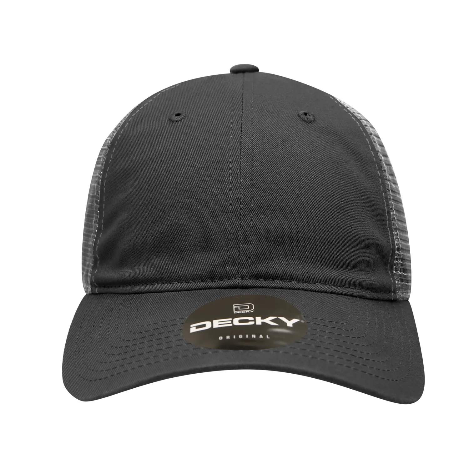 Decky 120 - 6-Panel Low Profile, Relaxed Cotton Trucker Cap - CASE Pricing