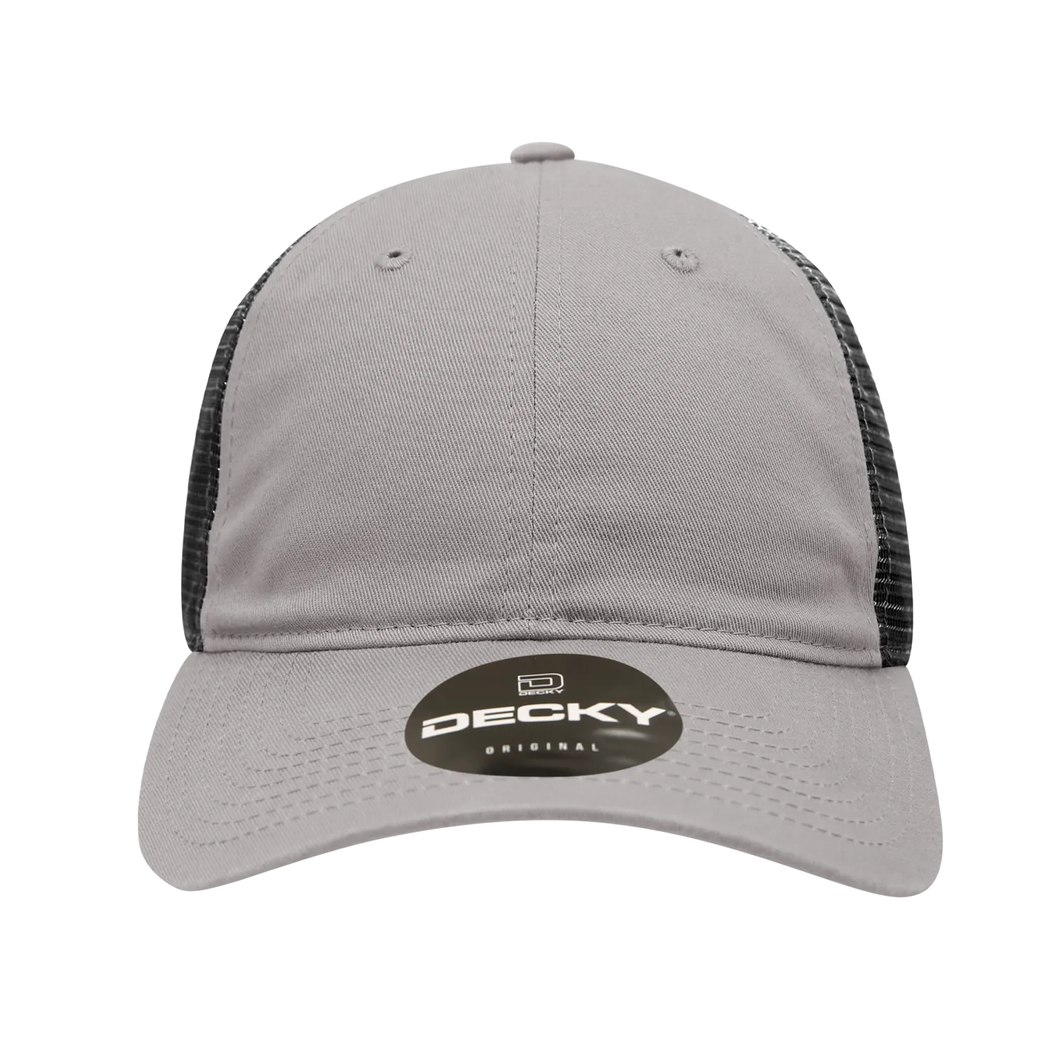 Decky 120 - 6-Panel Low Profile, Relaxed Cotton Trucker Cap - CASE Pricing