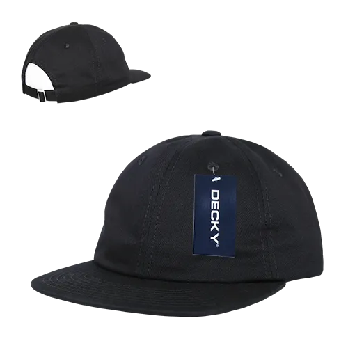 Decky 200 - Relaxed Flat Bill Cotton Cap