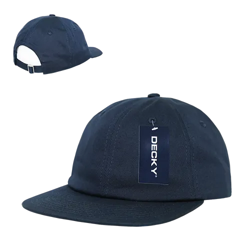 Decky 200 - Relaxed Flat Bill Cotton Cap