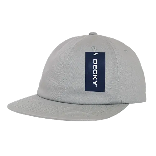 Decky 200 - Relaxed Flat Bill Cotton Cap