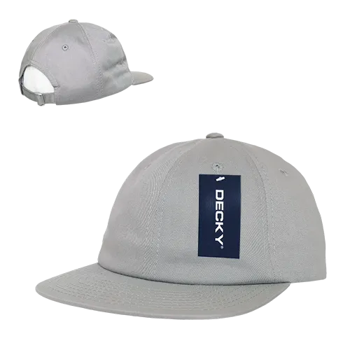 Decky 200 - Relaxed Flat Bill Cotton Cap