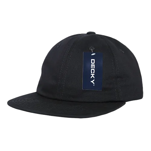 Decky 200 - Relaxed Flat Bill Cotton Cap