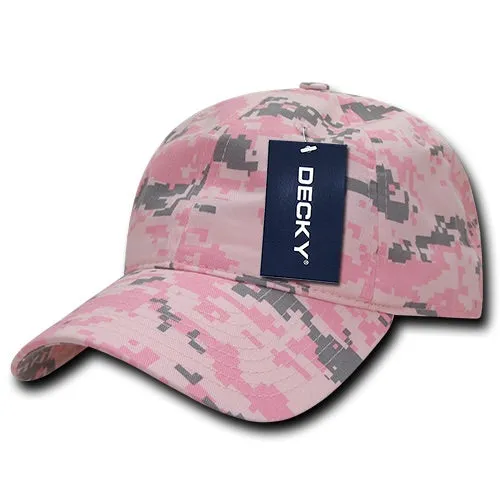 Decky 216 - 6 Panel Low Profile Relaxed Camo Dad Hat