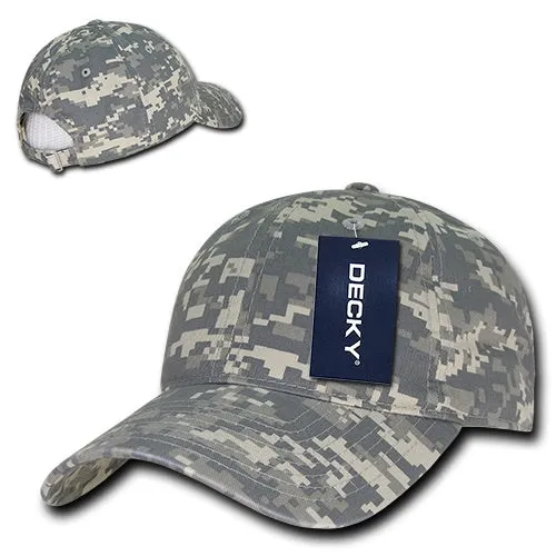 Decky 216 - 6 Panel Low Profile Relaxed Camo Dad Hat