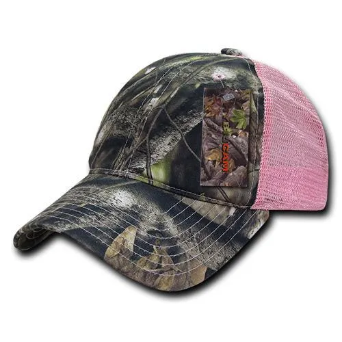 Decky 227 6 Panel Low Profile Relaxed HybriCam Trucker Hat - CASE Pricing