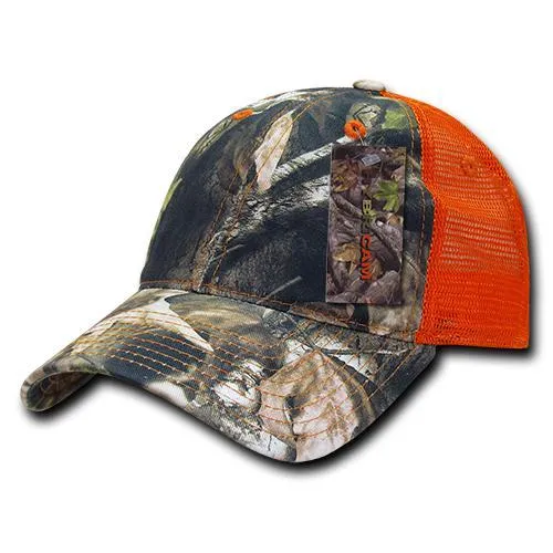 Decky 227 6 Panel Low Profile Relaxed HybriCam Trucker Hat - CASE Pricing