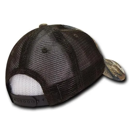 Decky 227 6 Panel Low Profile Relaxed HybriCam Trucker Hat - CASE Pricing