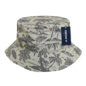 Decky 461 - Relaxed Tropical Bucket Hat