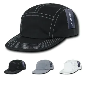 Decky 997 5-Panel Contrast Stitch Racer Racing Jockey Hat Camper Cap