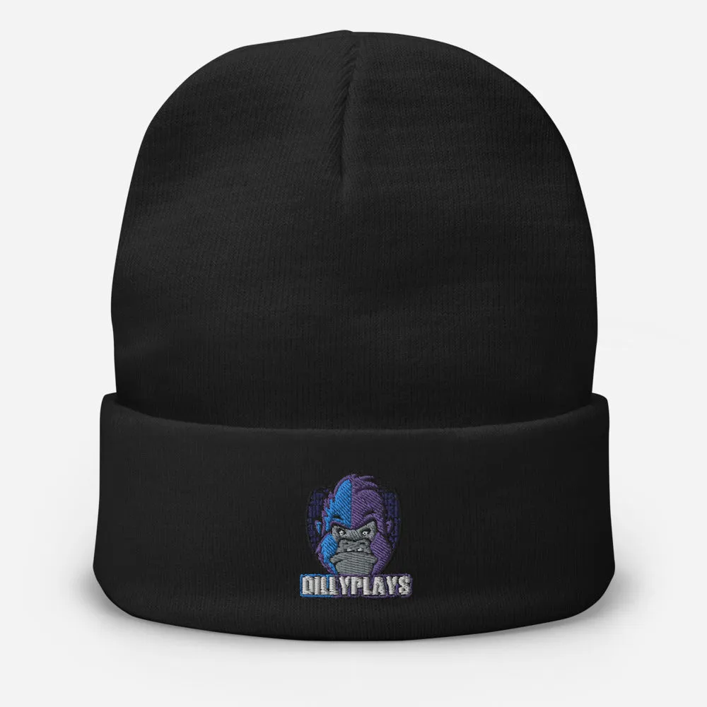 DillyPlays Embroidered Beanie