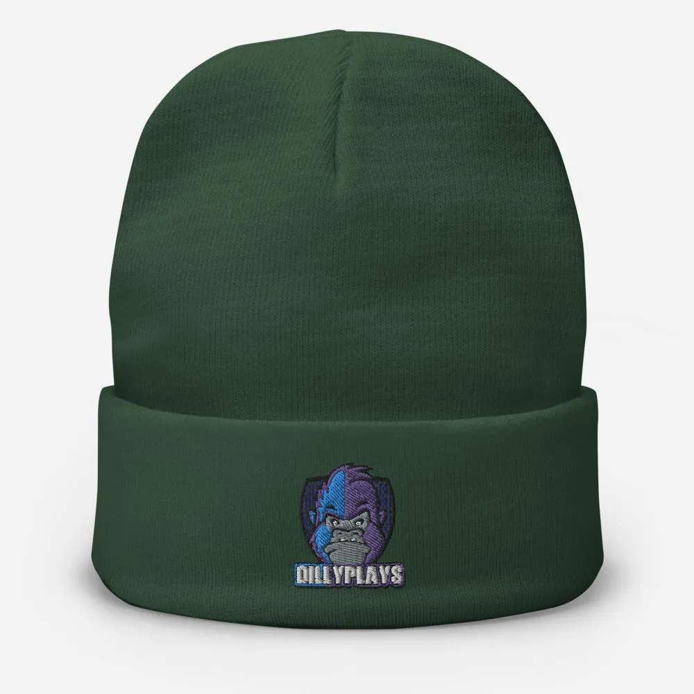 DillyPlays Embroidered Beanie