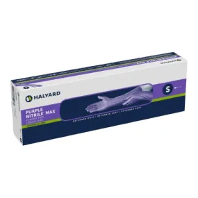 Exam Glove Purple Nitrile Max™ Small NonSterile Nitrile Extended Cuff Length Fully Textured Purple Not Rated - O&M Halyard Inc  Mfr# 44992