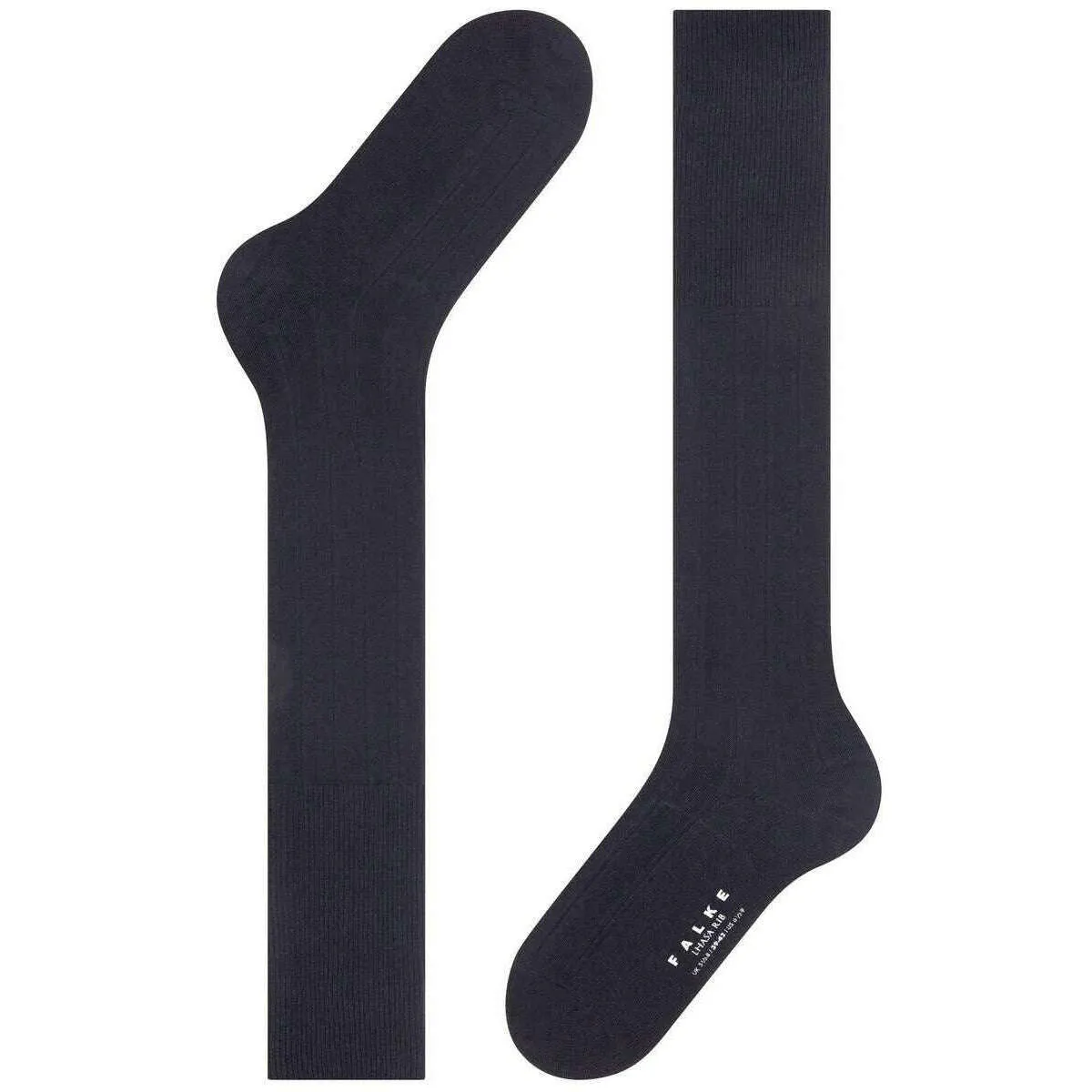 Falke Lhasa Rib Knee High Socks - Dark Navy