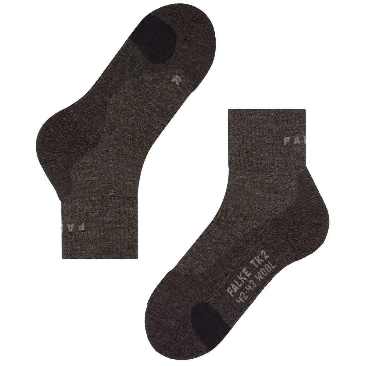 Falke TK2 Explore Wool Short Socks - Smog Grey