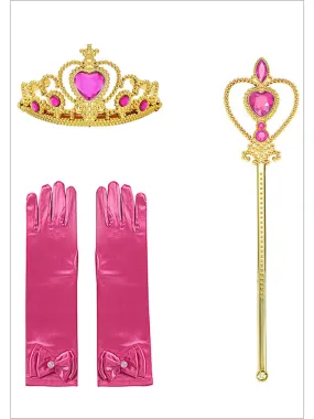 Forever Radiant Sleeping Beauty Crown, Wand and Gloves Set