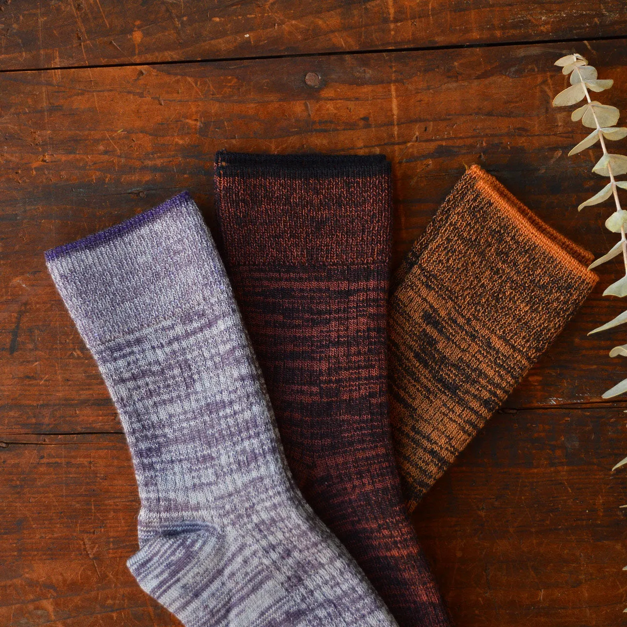 FUB Merino Wool Socks - Fine Melange Knit (Kids)