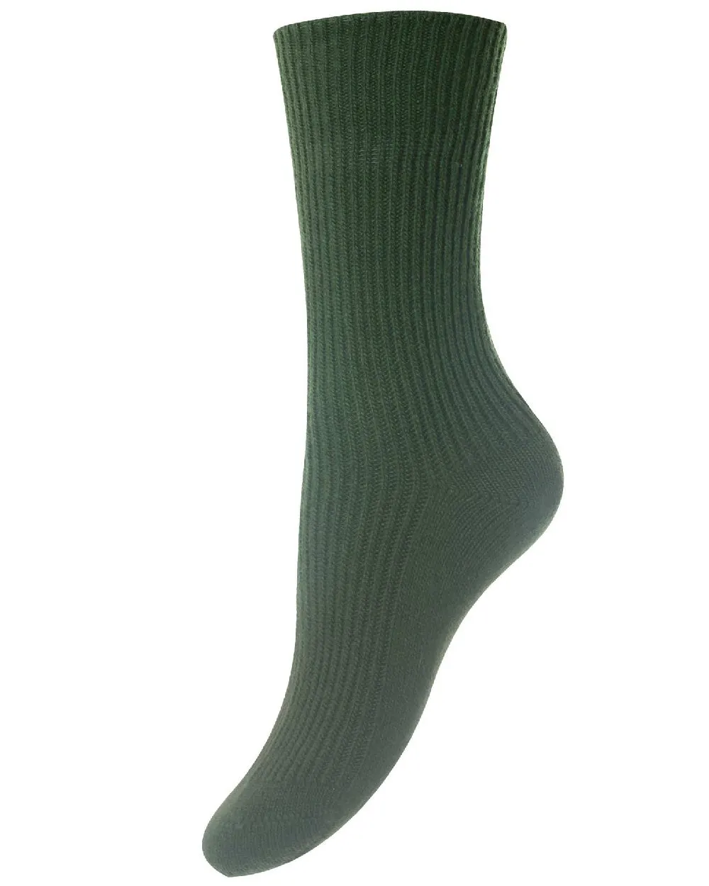 HJ Hall Cashmere Blend Turn Over Top Socks